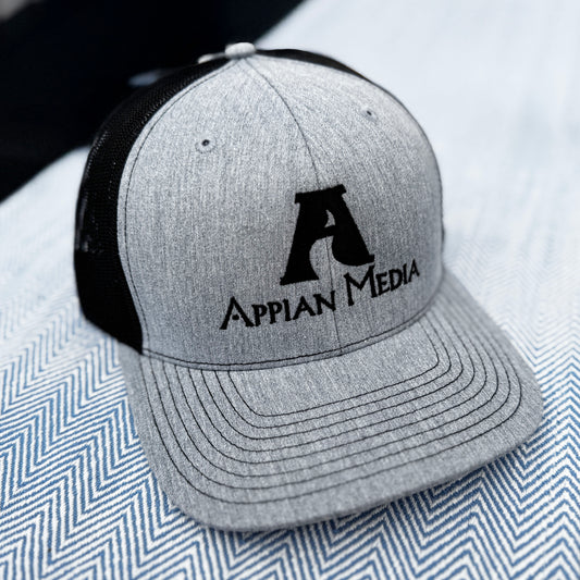 Black and Gray Trucker Hat